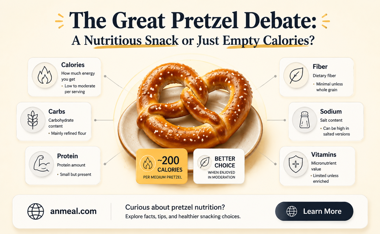 are pretzels a good snack