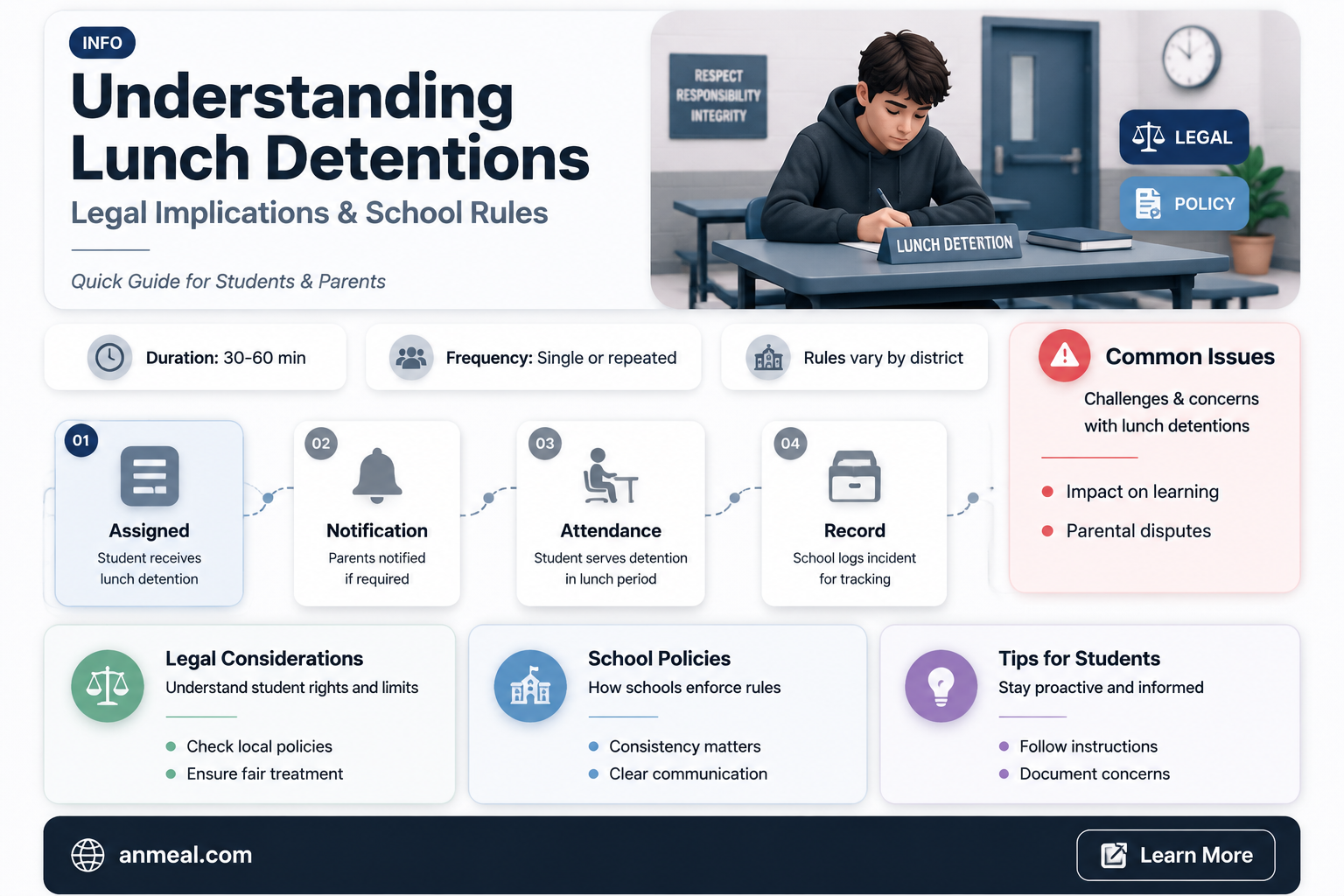 are lunch detentions legal