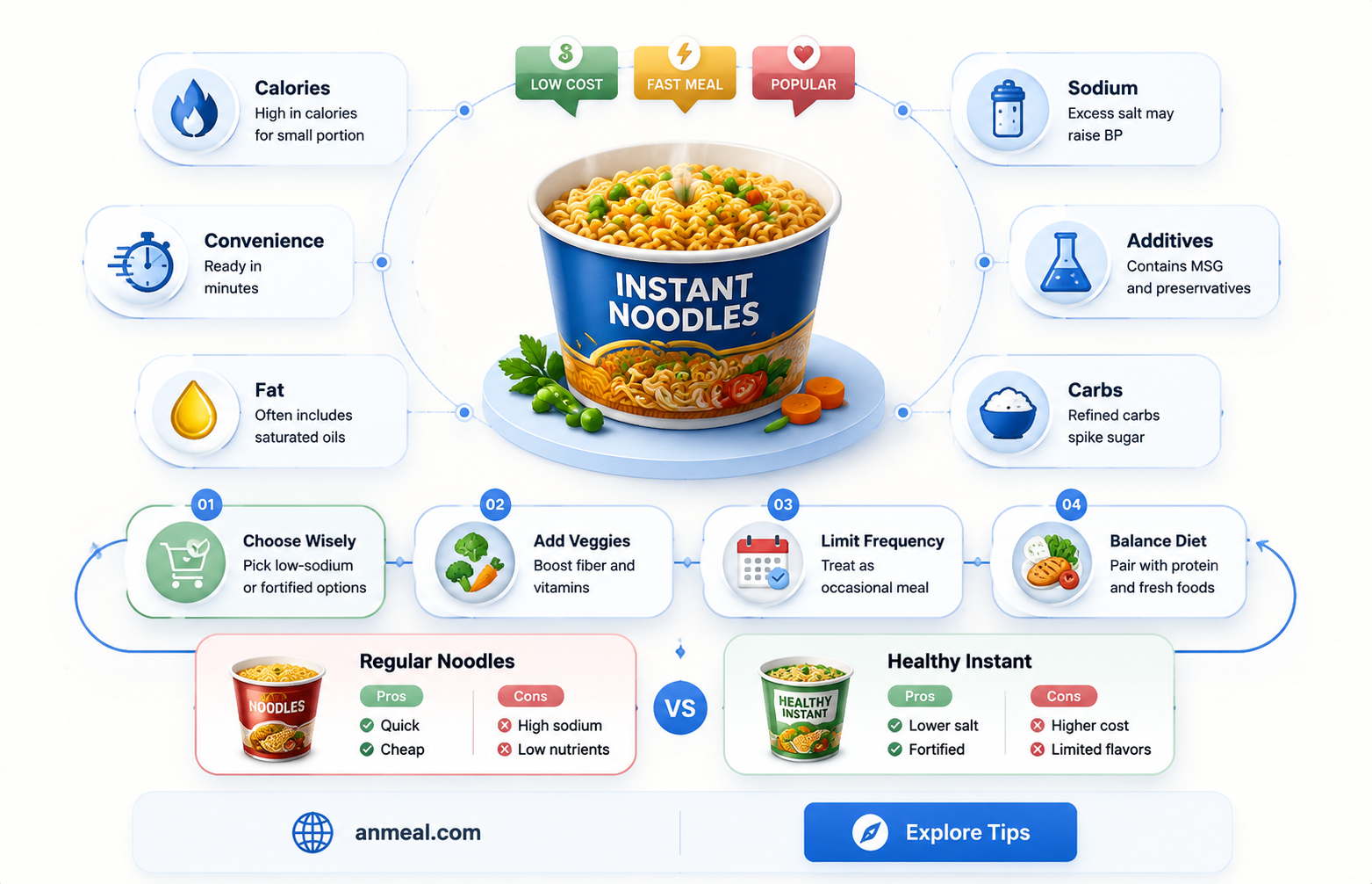 are instant lunch noodles bad for you