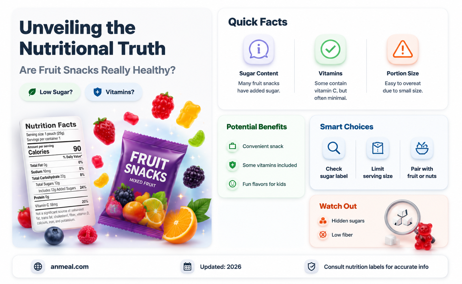 are fruit snacks good for you