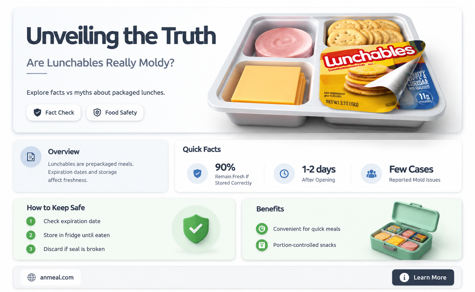 are lunchlys moldy
