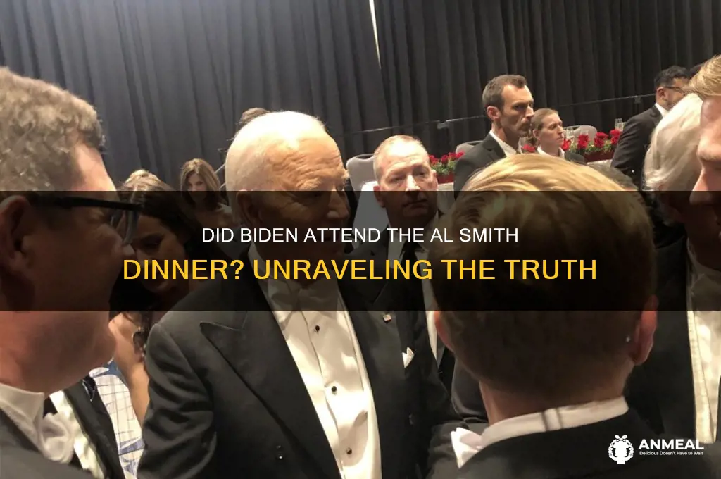was biden at al smith dinner