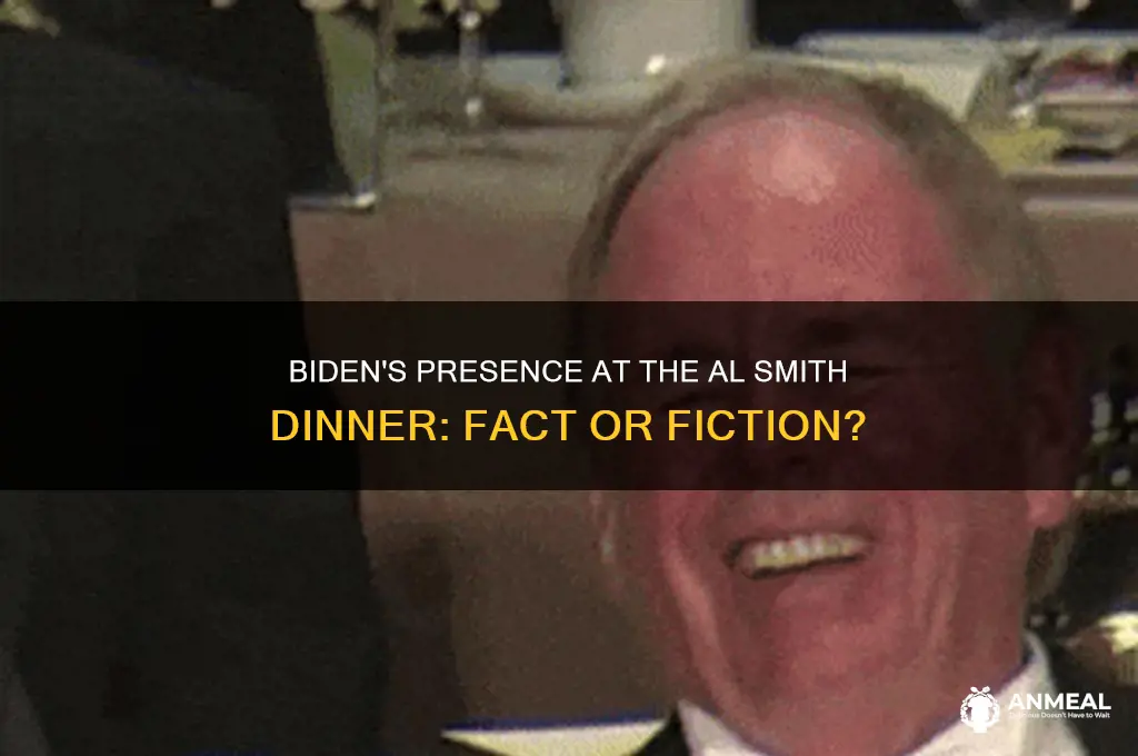 was biden at the al smith dinner