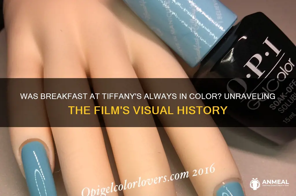 was breakfast at tiffany