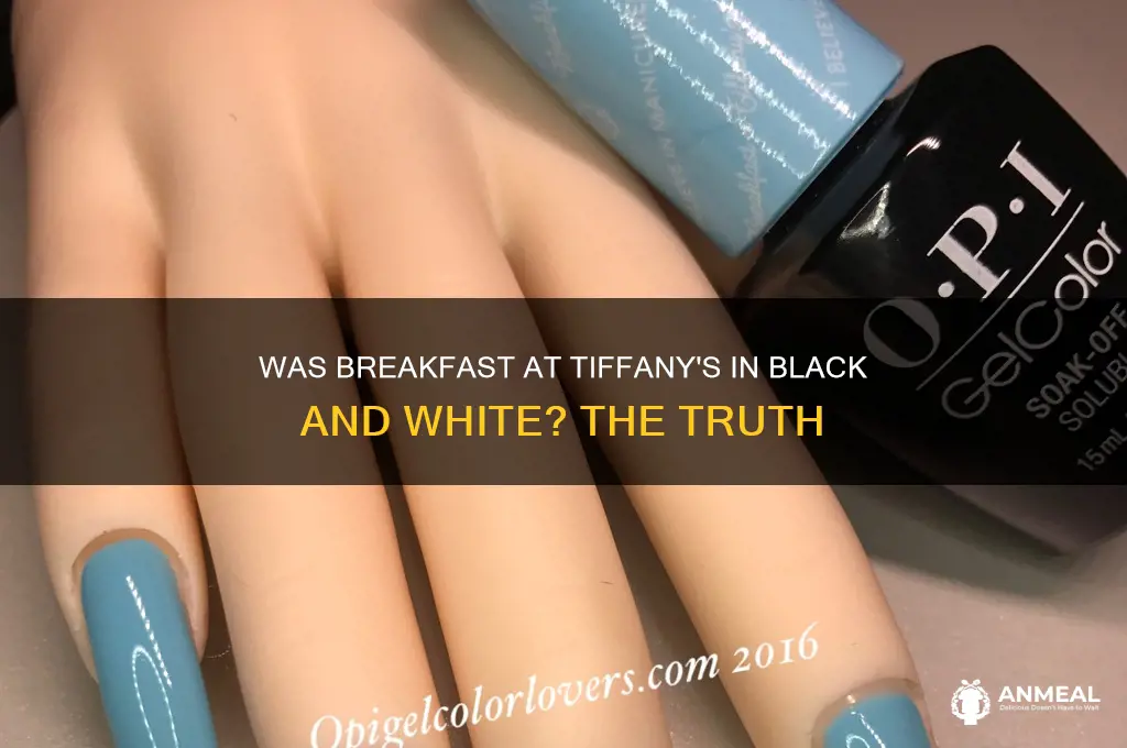 was breakfast at tiffany