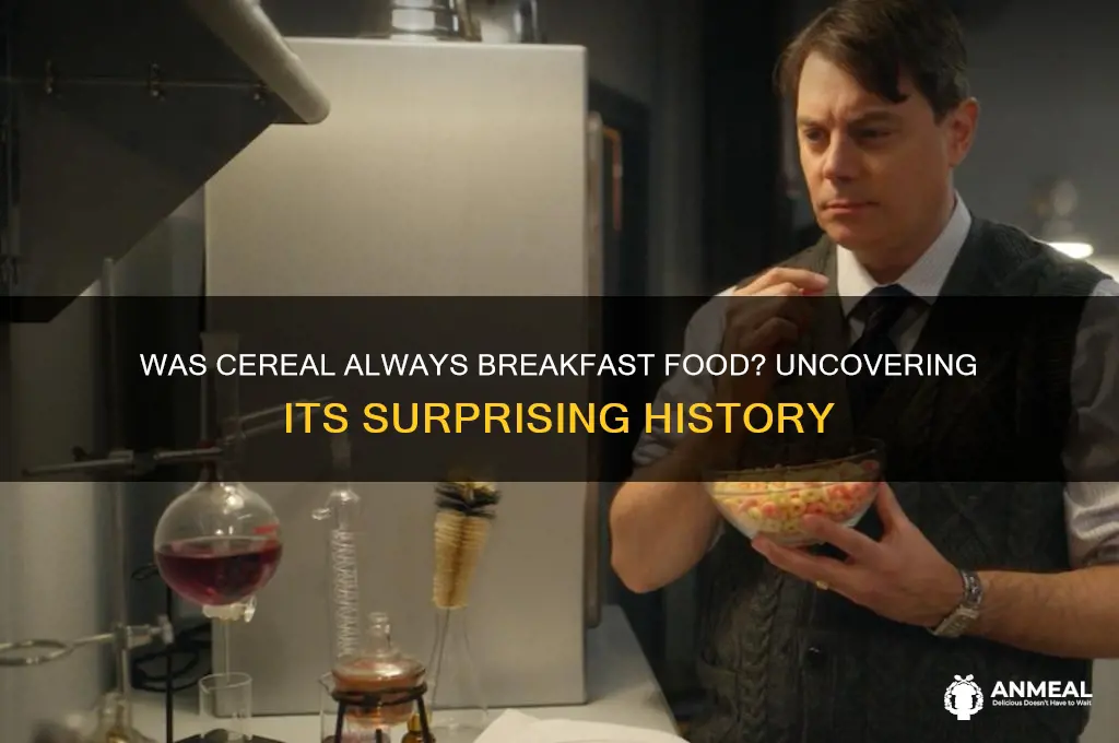 was cereal called breakfast food