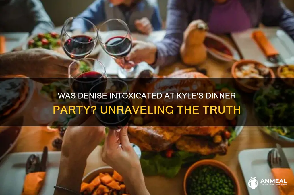 was denise drunk at kyle