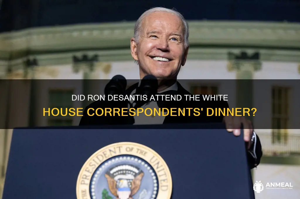 was desantis at correspondence dinner