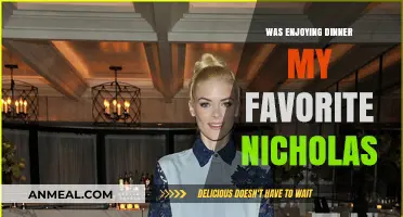 Savoring Dinner with My Favorite Nicholas: A Memorable Evening
