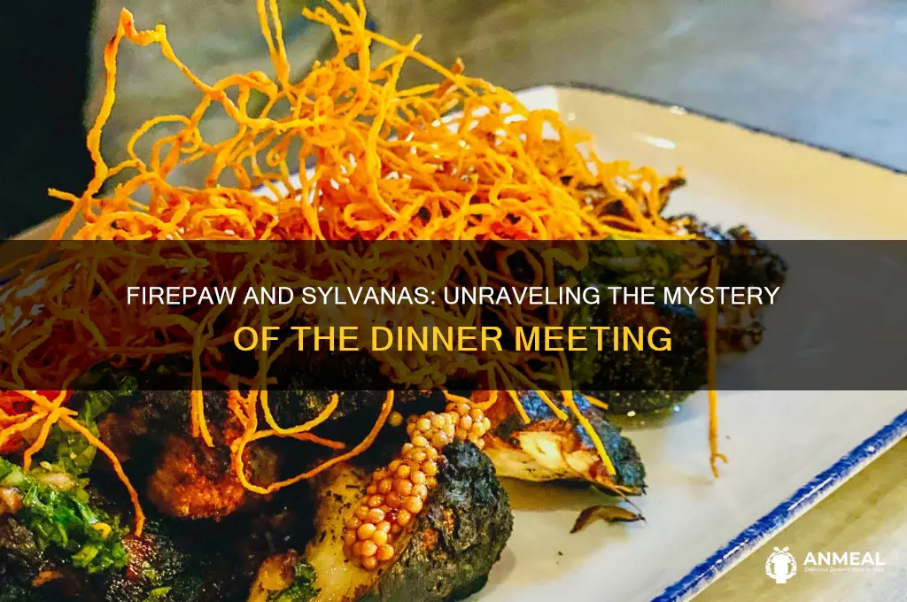 was firepaw at the dinner with sylvanas