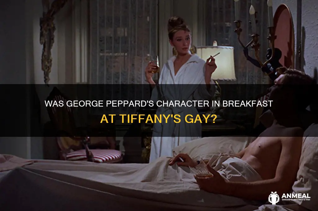 was george peppards character in breakfast at tiffanys gay