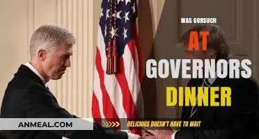 Gorsuch's Presence at Governors Dinner Sparks Political Speculation