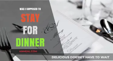 Was I Supposed to Stay for Dinner? Etiquette and Social Cues