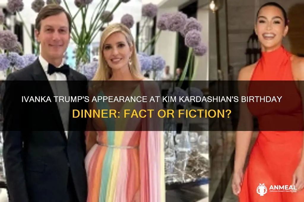 was ivanka trump at kim kardashian