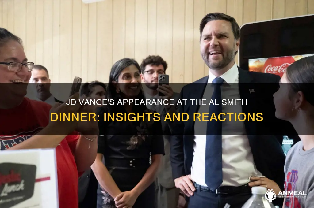 was jd vance at al smith dinner