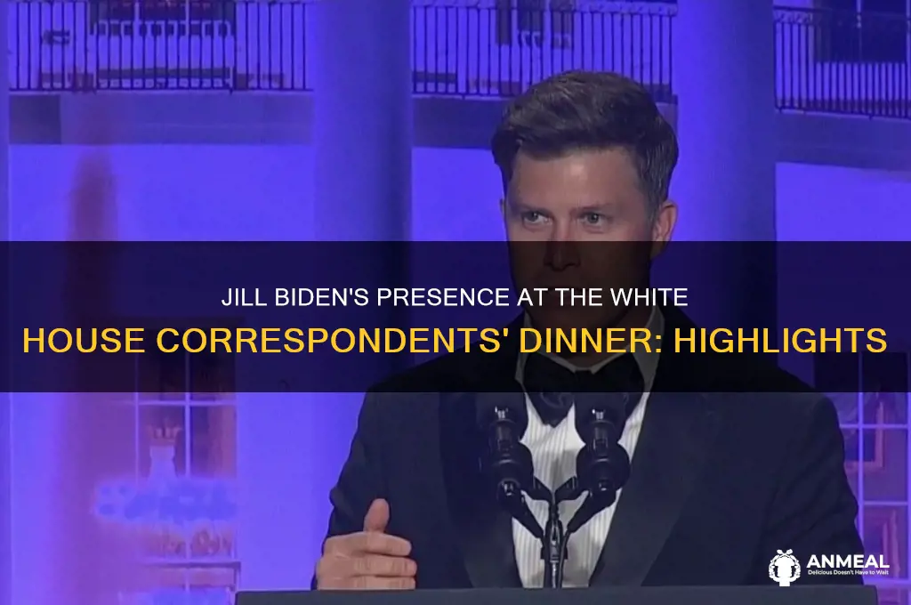 was jill biden at correspondents dinner