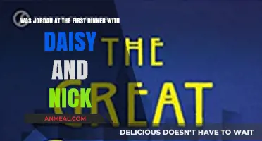 Was Jordan Present at Daisy and Nick's First Dinner?