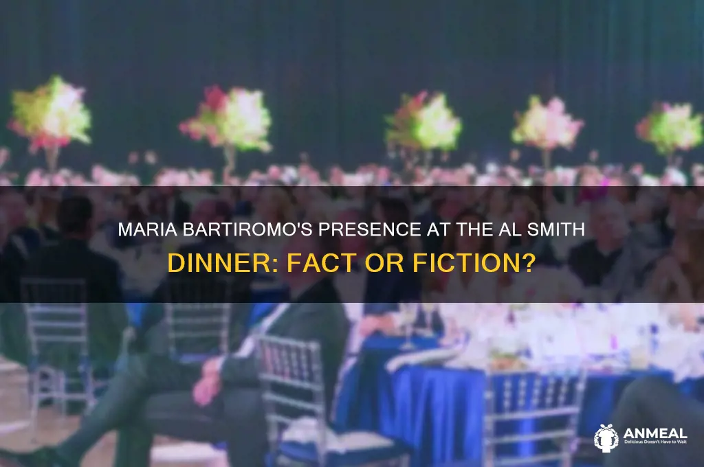 was maria bartiromo at the al smith dinner