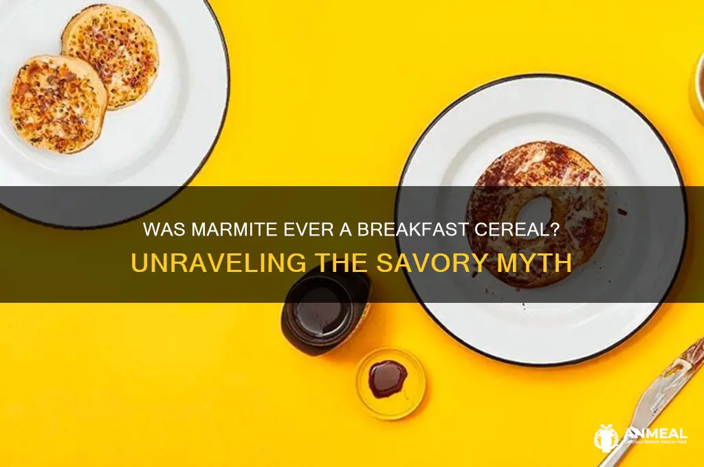 was marmite a breakfast cereal