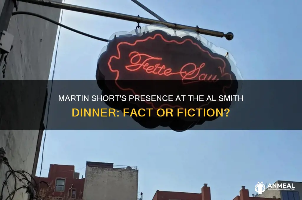 was martin short at the al smith dinner