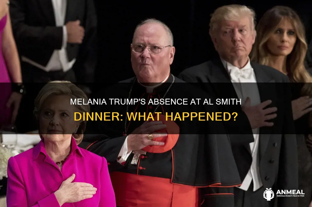 was melania at al smith dinner