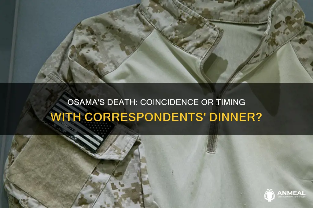 was osama killed during the correspondents dinner