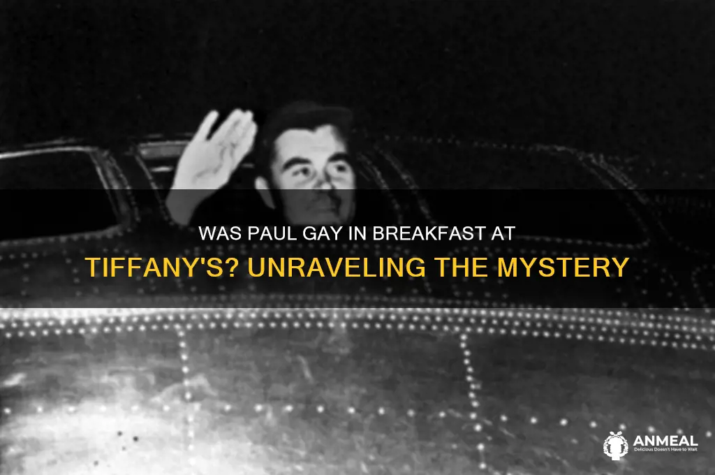 was paul gay in breakfast at tiffany