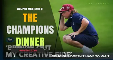 Phil Mickelson's Absence: The 2022 Champions Dinner Mystery Unveiled