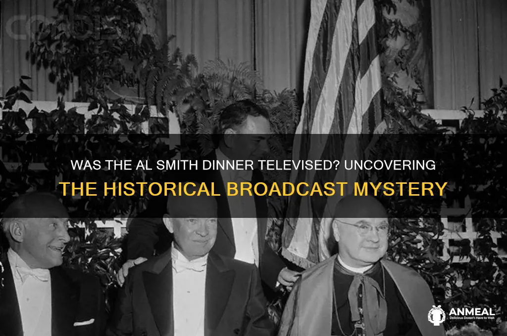 was the al smith dinner televised