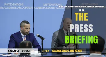 Correspondents Dinner Mentioned in Press Briefing: Fact or Fiction?