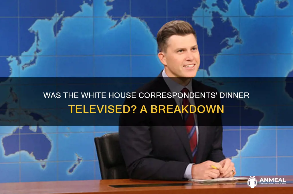 was the white house correspondents dinner televised
