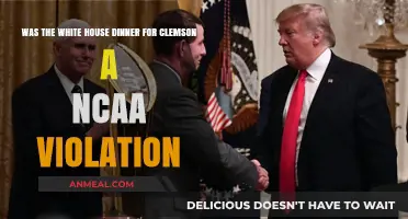 Clemson's White House Visit: NCAA Violation or Harmless Celebration?