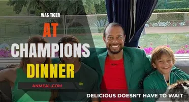 Tiger Woods' Presence at the Champions Dinner: Fact or Fiction?