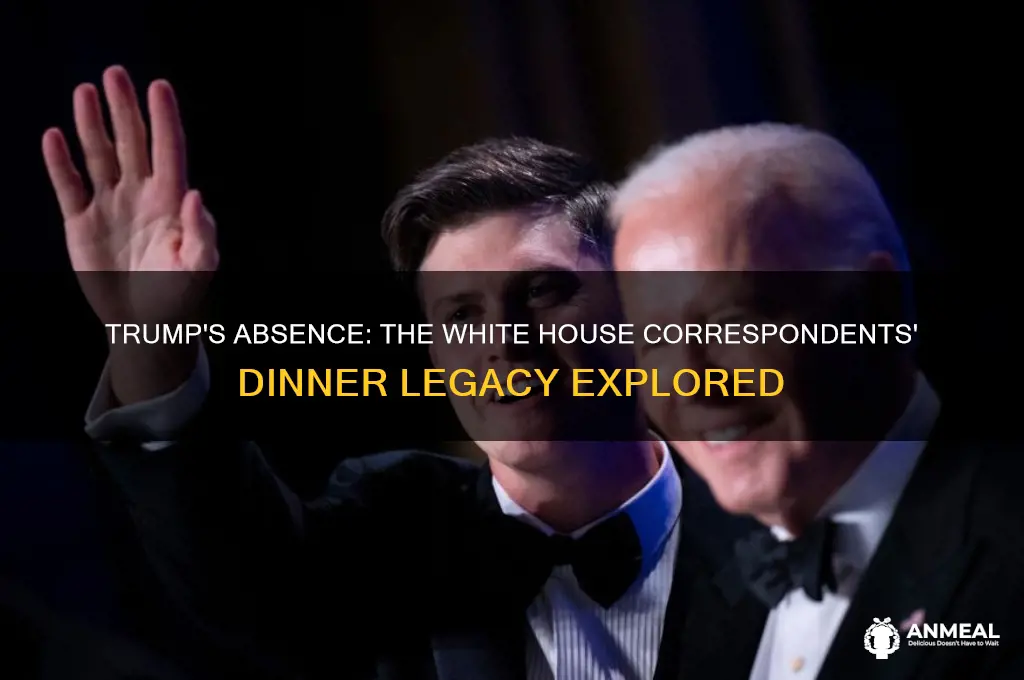 was trump at the white house corraspondence dinner