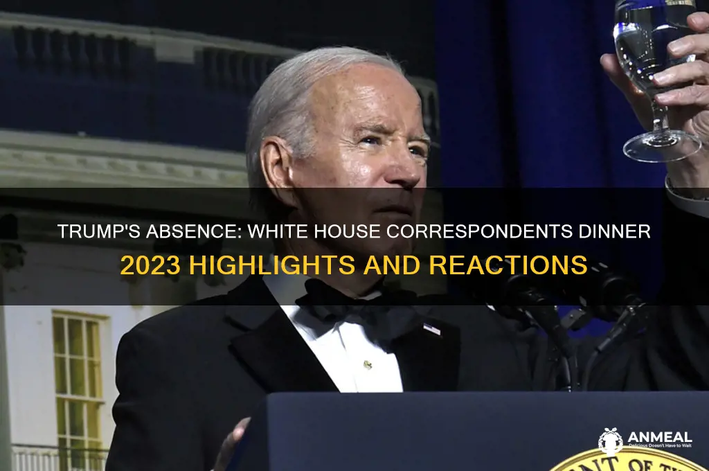 was trump at the white house correspondents dinner