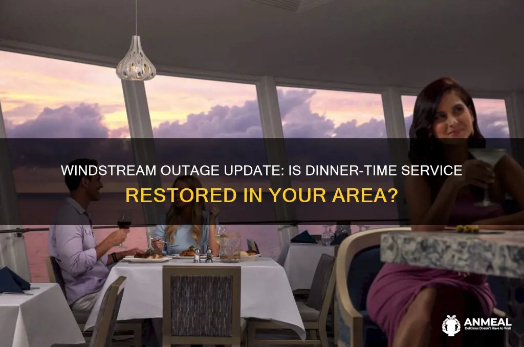 was windstream outage around dinner fixed yet