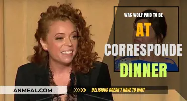 Was Wolf Paid to Attend the White House Correspondents' Dinner?