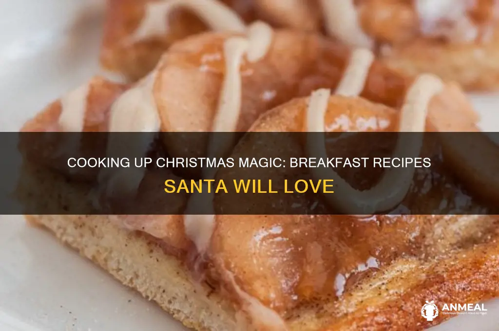 were cookin breakfast for santa