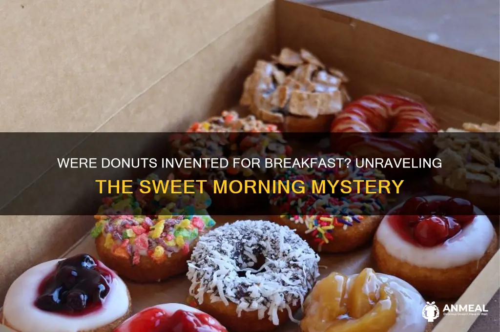 were donuts invented for breakfast