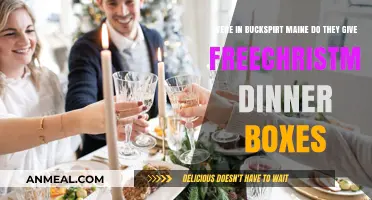 Free Christmas Dinner Boxes in Bucksport, Maine: Where to Find Them