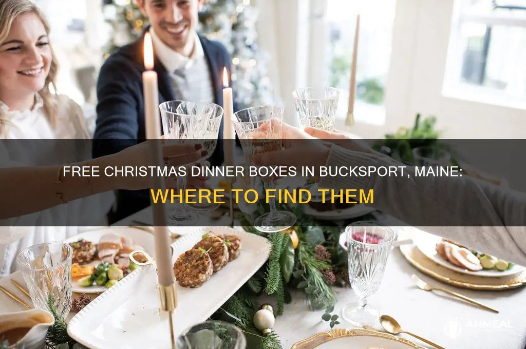 were in buckspirt maine do they give freechristmas dinner boxes