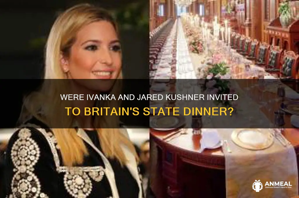 were ivanka and jared invited to britain