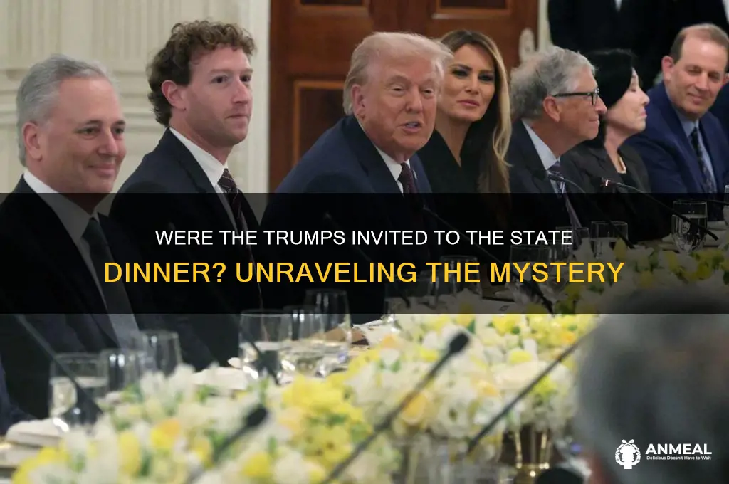 were trumps family invited to state dinner