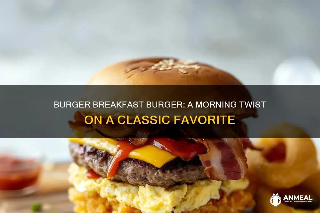 what a burger breakfast burger