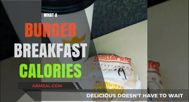 Burger Breakfast Calories: Uncovering the Nutritional Impact of Morning Indulgence