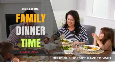 The Warmth of a Normal Family Dinner Time: Traditions & Togetherness