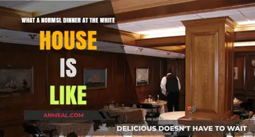 A Glimpse Inside: The White House's Typical Dinner Experience