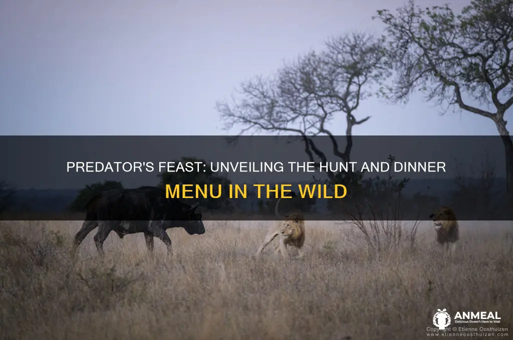 what a predator catches for dinner