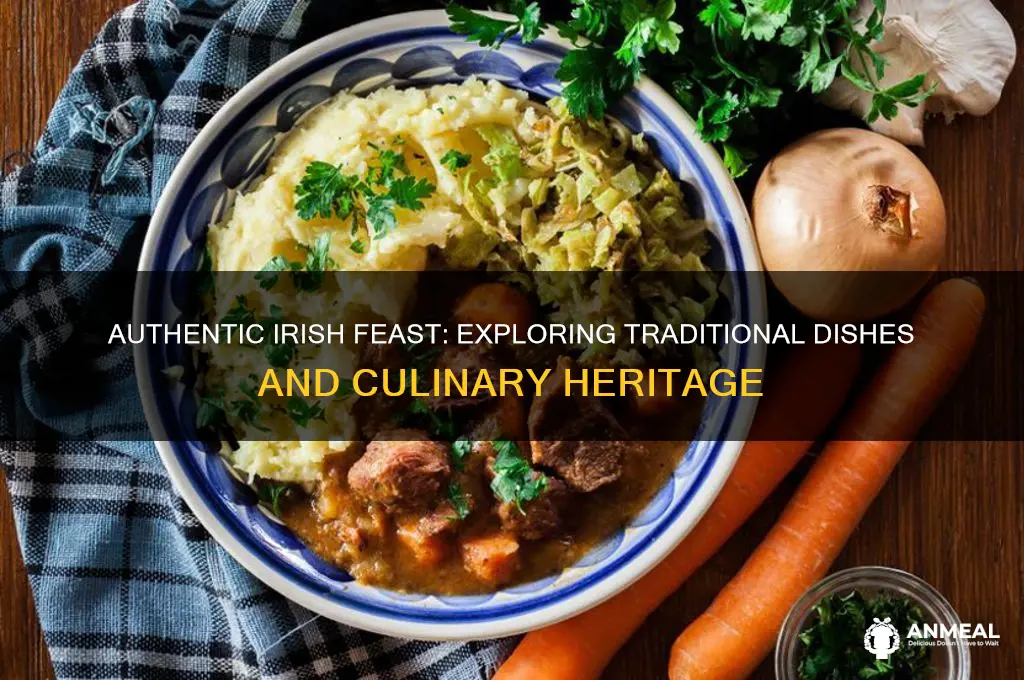 what a true blooded irish dinner