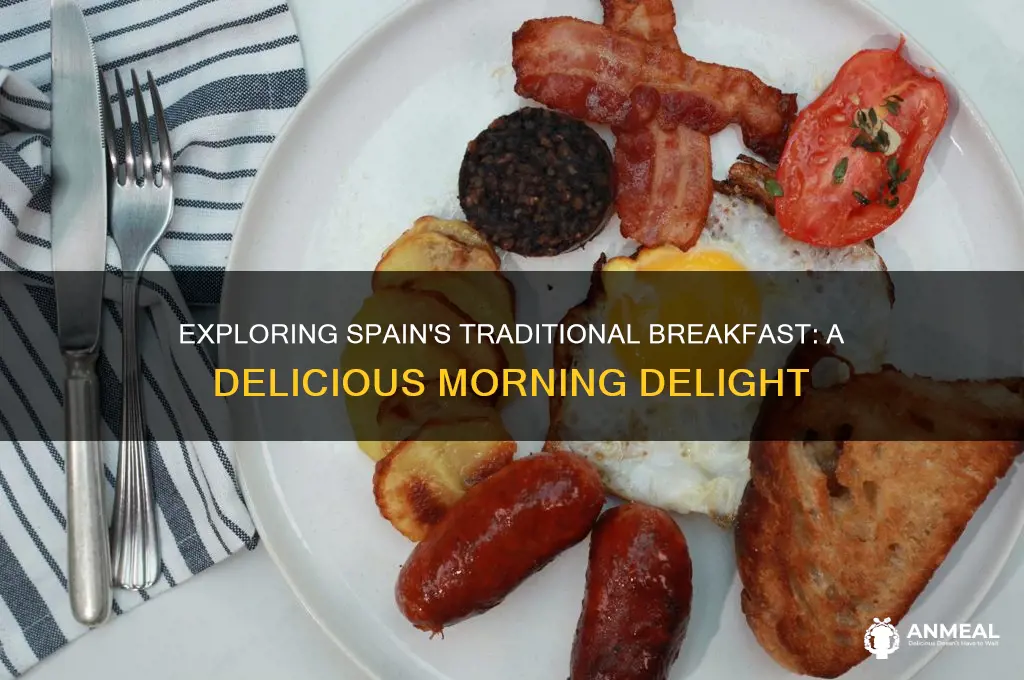 what a typical breakfast in spain